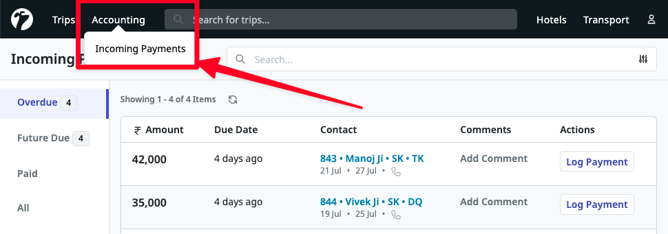 Image showing Hotel replacement during hotel booking status update.