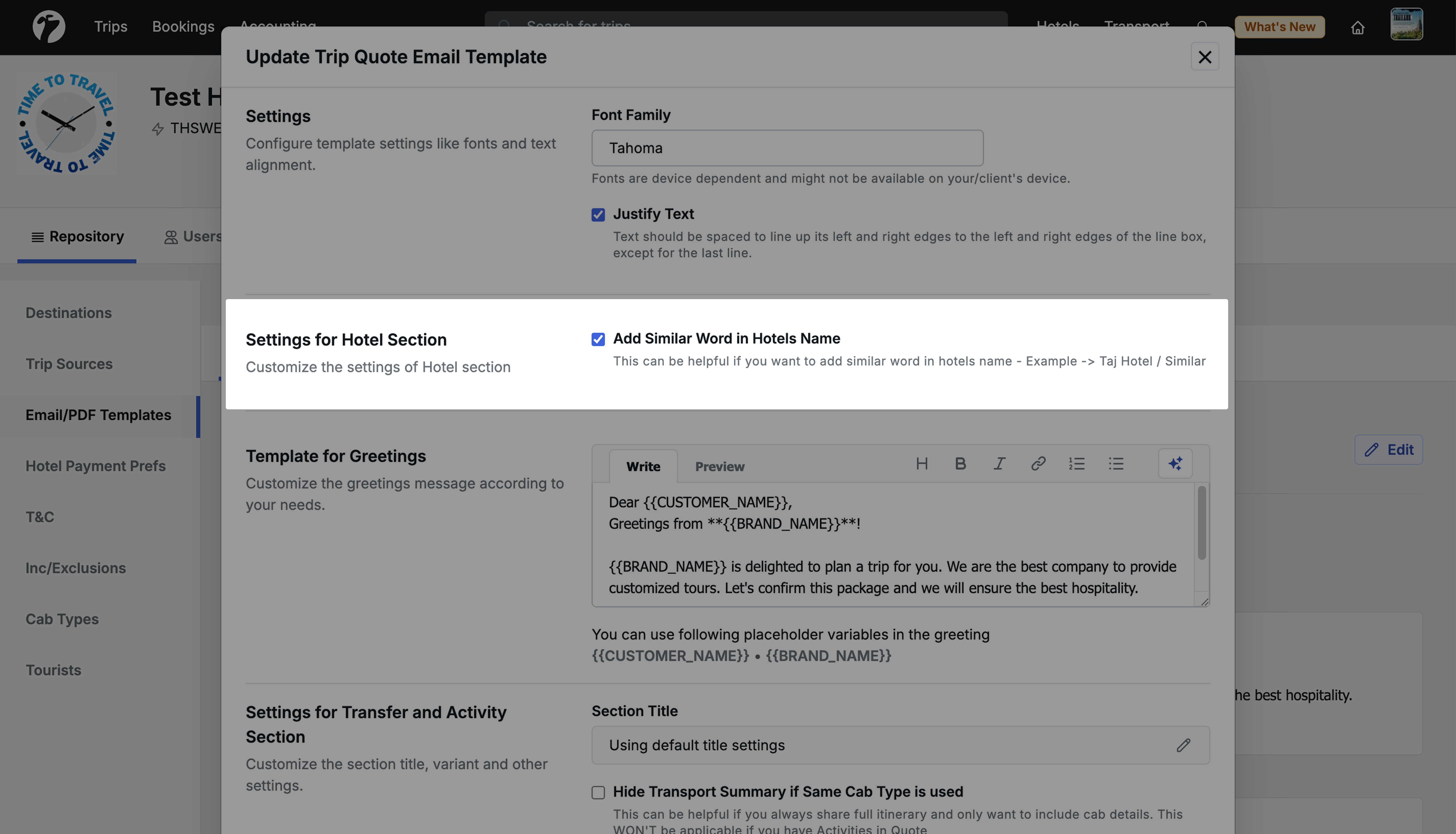 Image showing Similar word global page